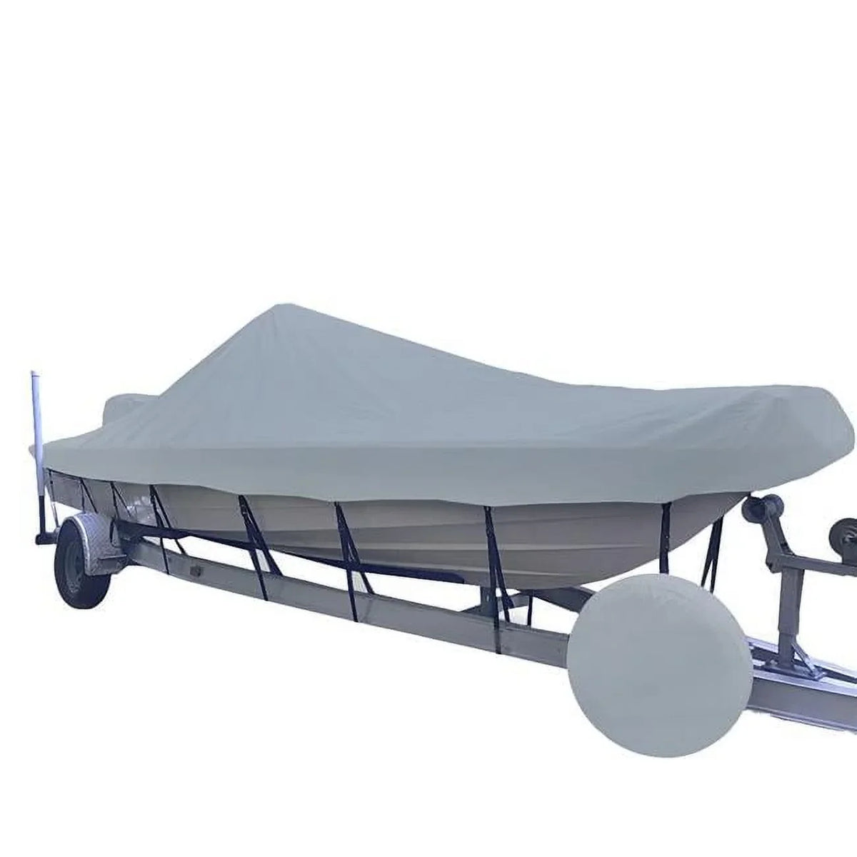 Draft for 20.5 Shallow Poly-Guard Boat Grey Boat Center Console Styled-to-Fit V-Hull - Performance ft. Cover