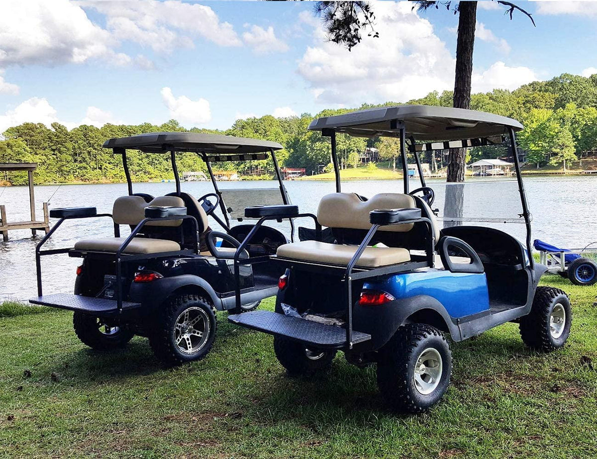 Car Without Armrests Drilling, 2 for Cup Black, Set Cart Yamaha Golf Club EZGO 10L0L Seat, Golf with Rear of Holder Cart