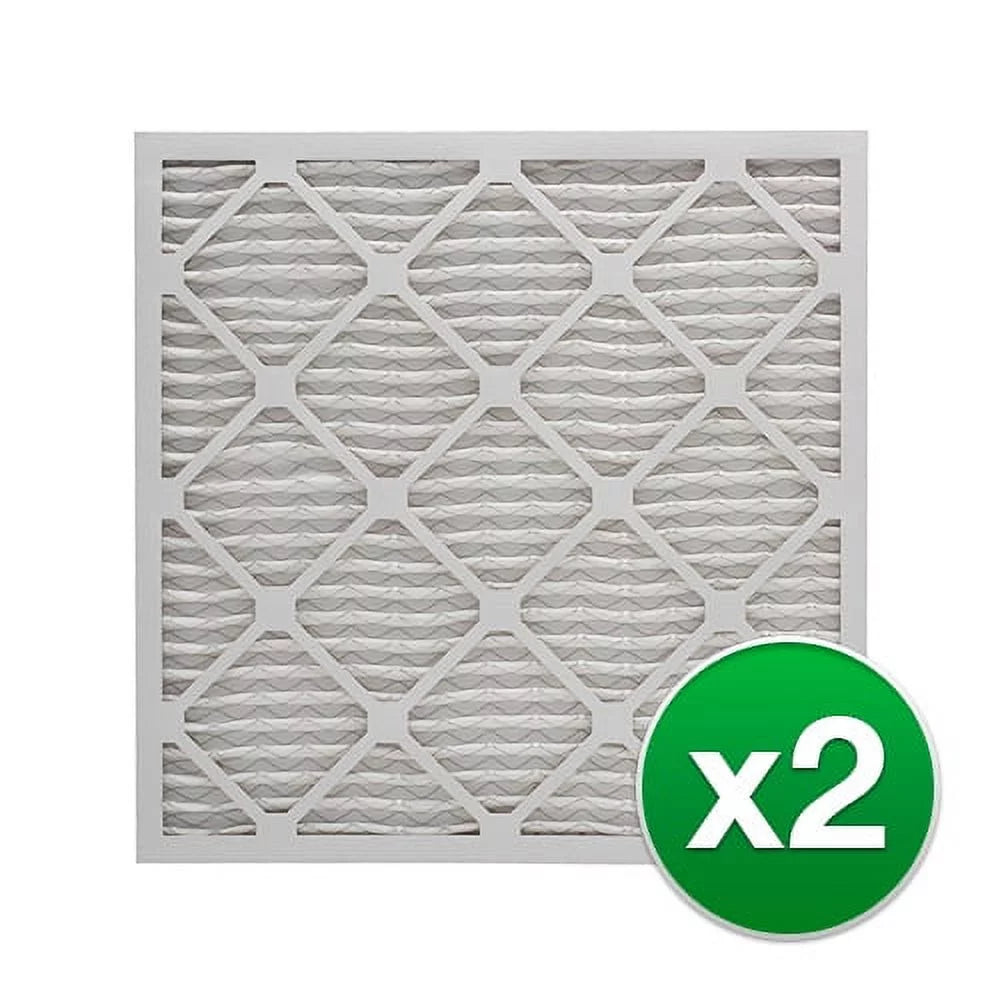 8 For Pleated Honeywell REP Pack) 16x25x4 HVAC Filter (2 MERV F100F2002 Air