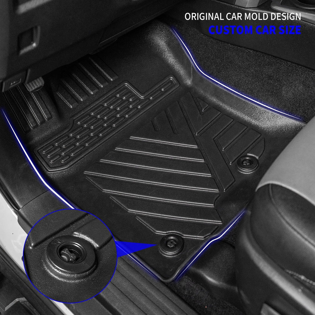 Mats) Backrest Row Toyota (3rd Mat+Floor 7 Cargo Mats+Trunk Trunk Fit Mat Liner 4Runner 2013-2023 Seats