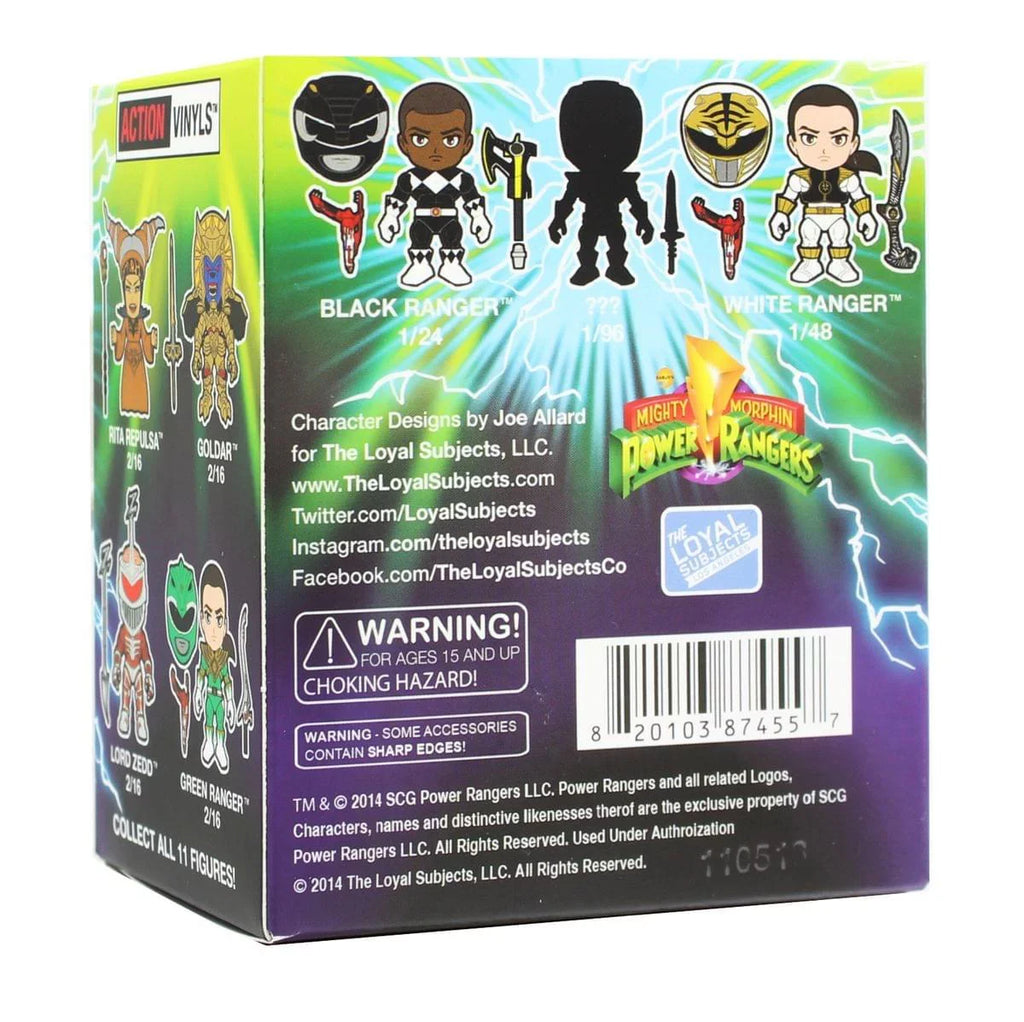 Blind Mighty 16 Action Power 2, Vinyls Case Rangers Box Morphin 3" Series of