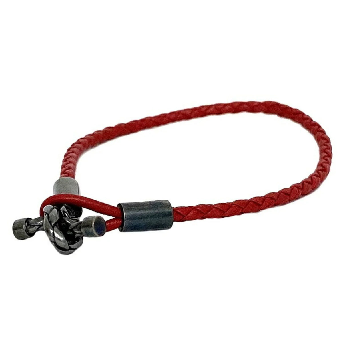Red Charm Bracelet (Like 925 Color Ec-14210 Leather,Silver Pre-Owned Bottega New) Veneta