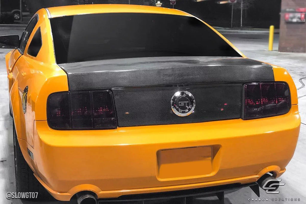 OEM Mustang Creations Piece - Look 1 2005-2009 Carbon Ford Trunk