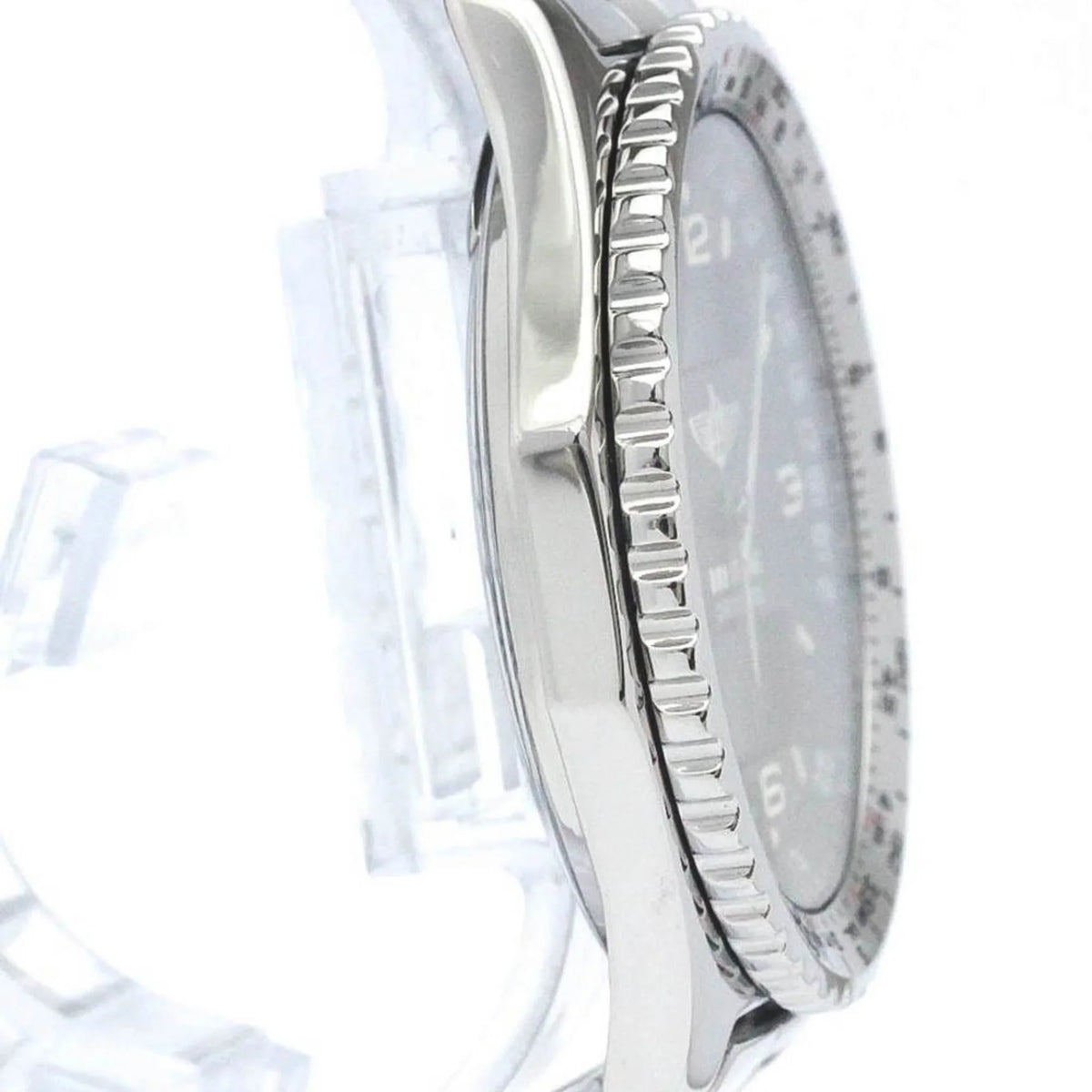 Pre-Owned Quartz A56012.1 Watch Chronospace Polished BREITLING BF563779 Steel (Good) Mens