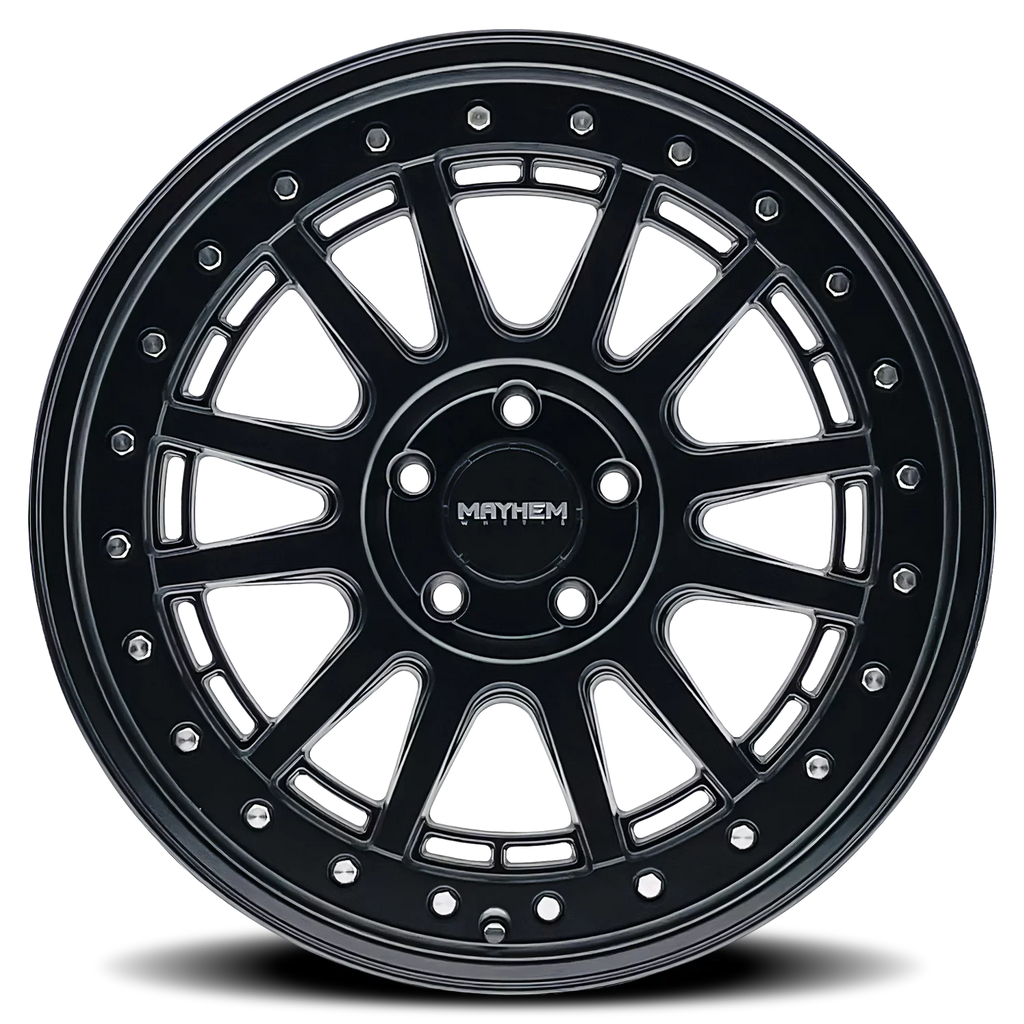 20x9 Wheel Compass 6x5.5 Mayhem 8305 (0mm) Black Matte