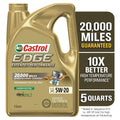 EDGE Oil, Castrol Quarts Advanced Extended 5W-20 5 Synthetic Motor Performance Full