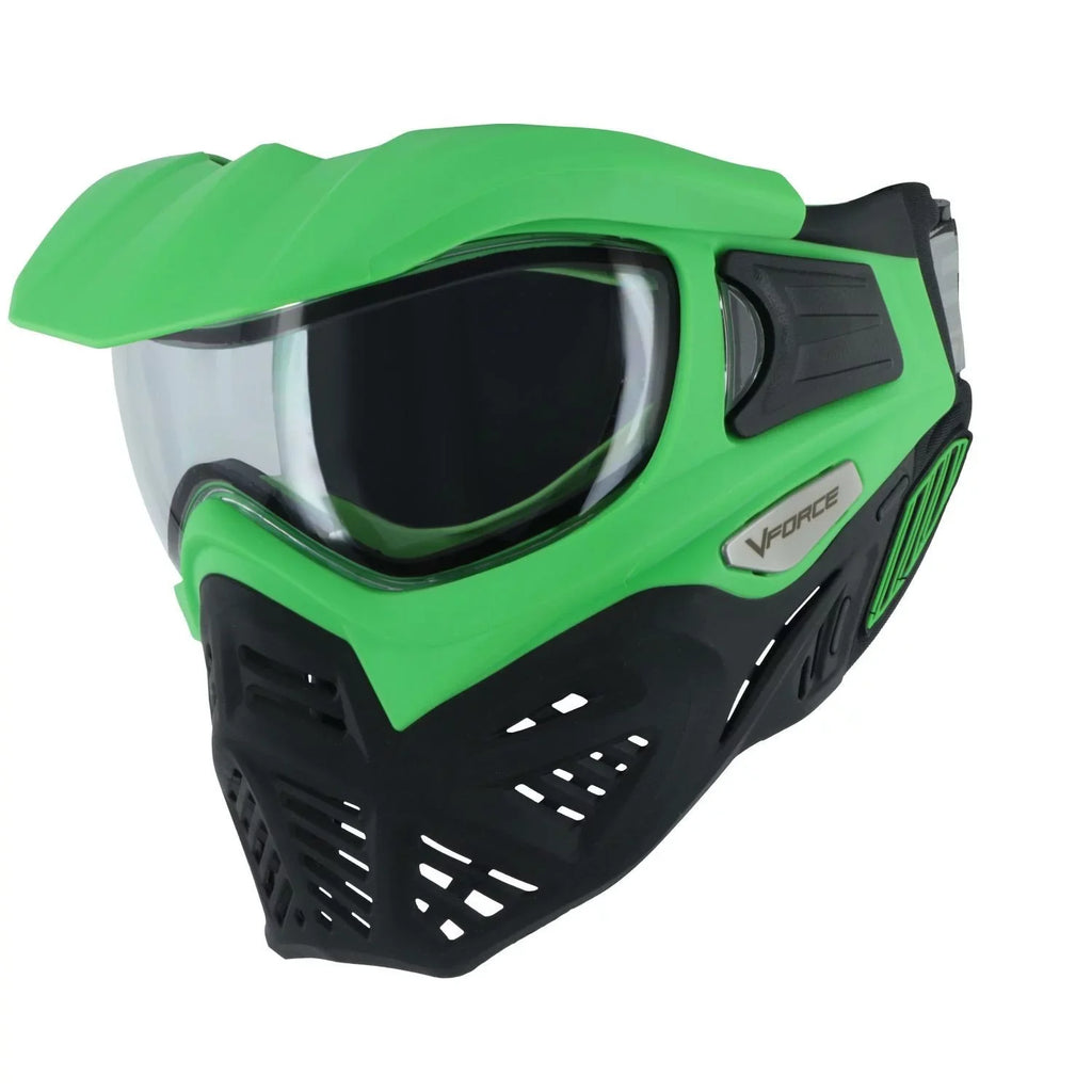 Clear Venom Lens w - Paintball V-Force 2.0 Goggle Black Green Mask Grill Thermal