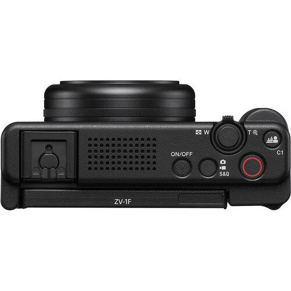 Accessory Camera + with Card Bundle 128GB SanDisk Vlogging Sony ZeeTech ZV-1F Memory (Black)