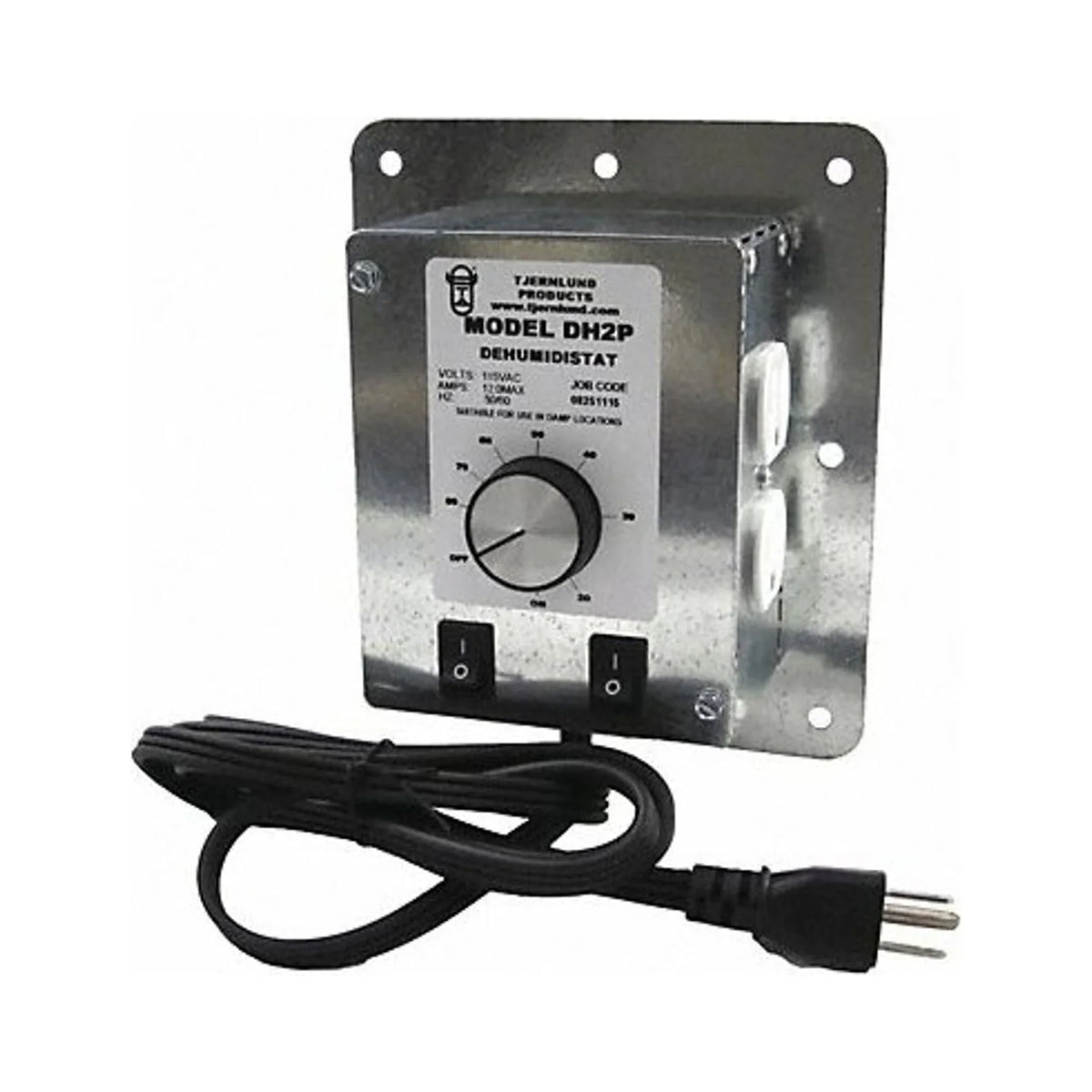 Dehumidistat,10 V A,Silver,115 DH2P Tjernlund Products
