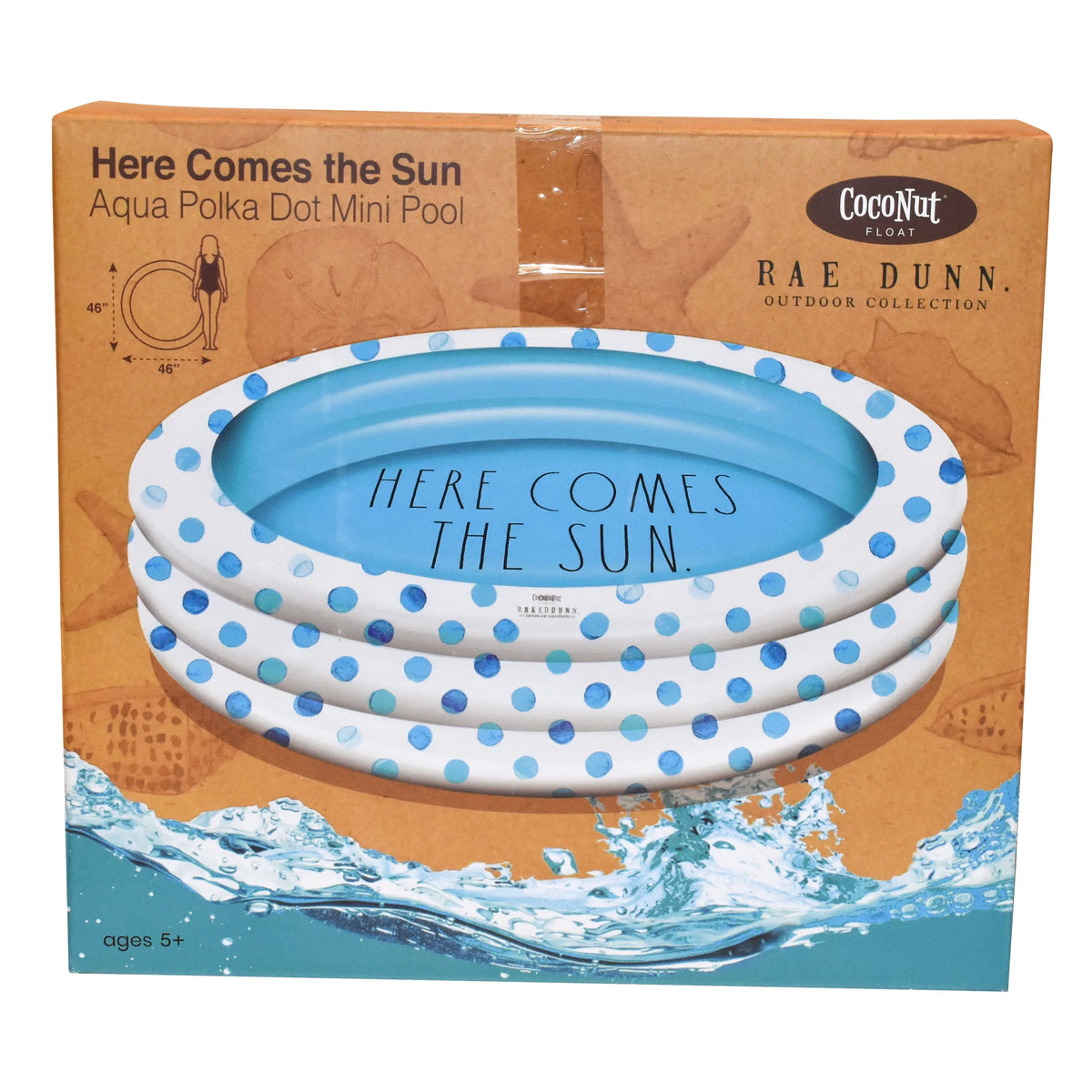 CocoNut Float Dot Here by Theme Rae Polka Comes Sun The Dunn Mini Aqua Pool -
