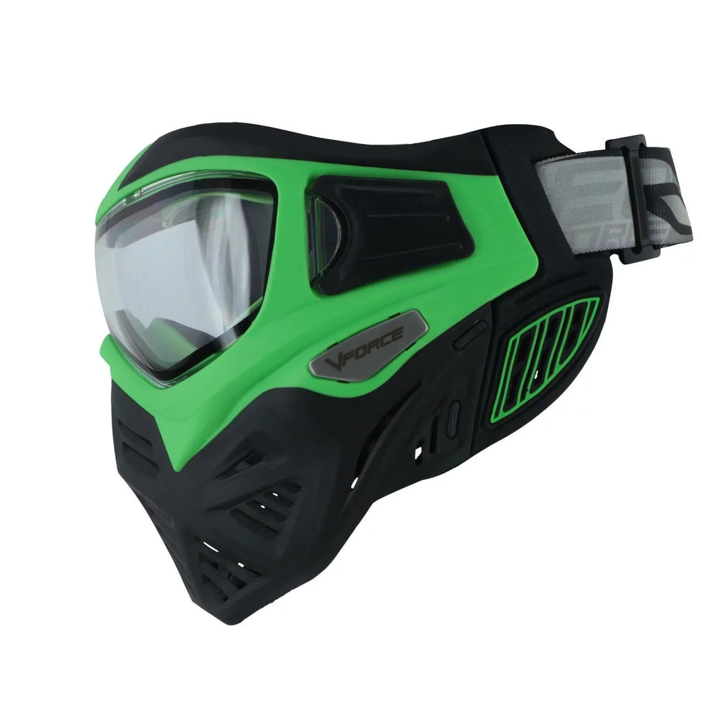 Clear Venom Lens w - Paintball V-Force 2.0 Goggle Black Green Mask Grill Thermal