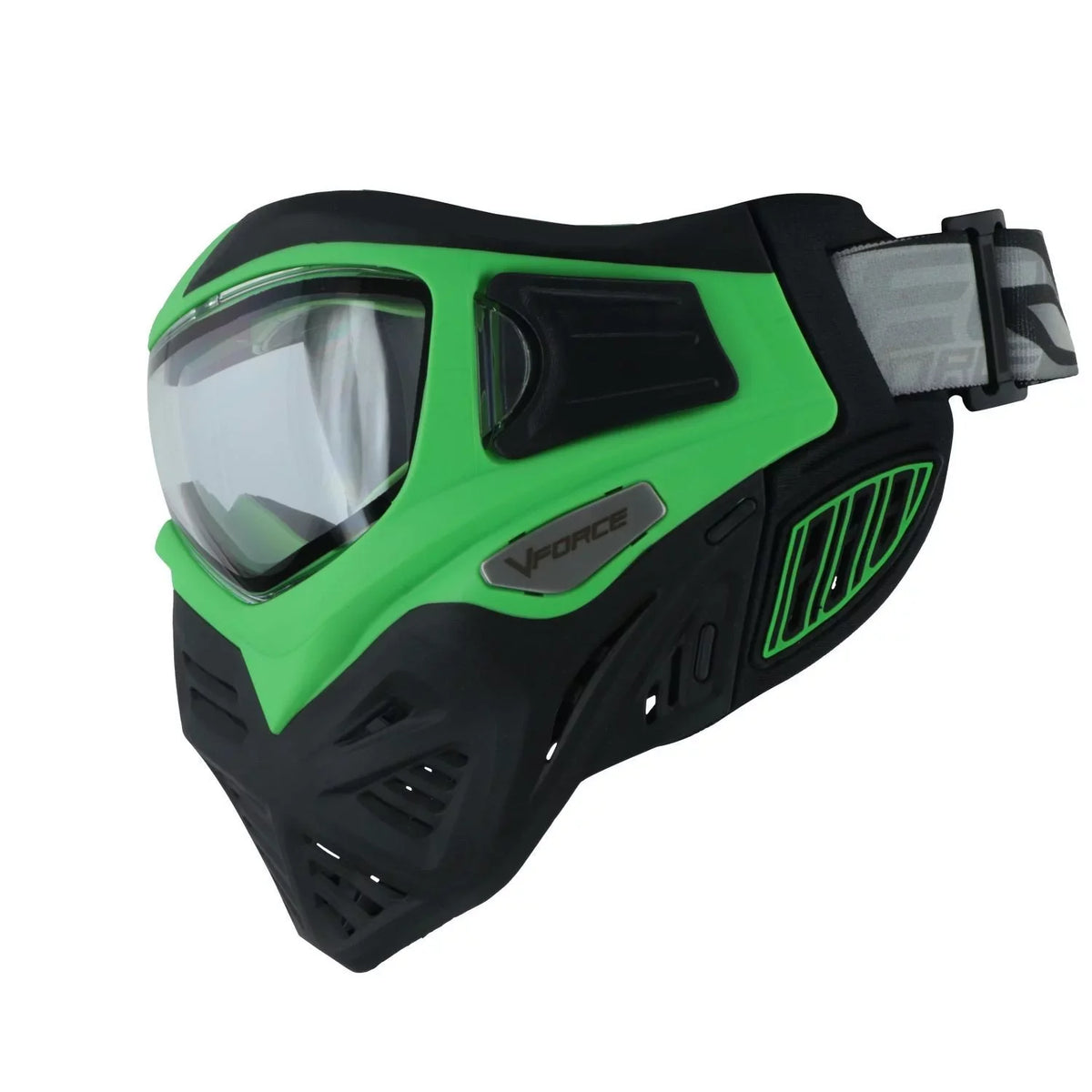Clear Venom Lens w - Paintball V-Force 2.0 Goggle Black Green Mask Grill Thermal