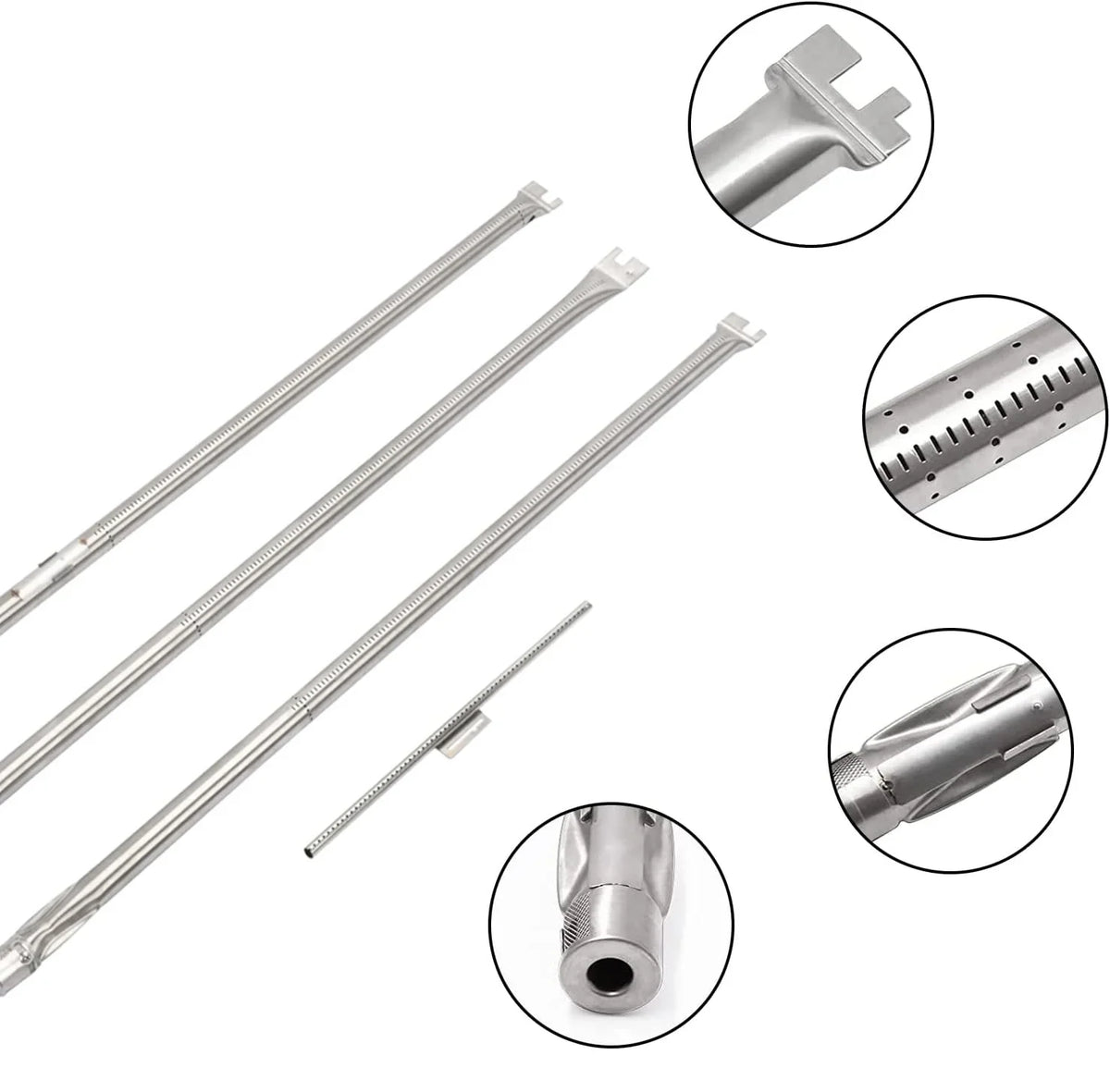 Burner (2007-2010), E310 67820 E320 Set Grill Stainless EP320 Genesis 300 Genesis Tube Side Control Grill Grills for Series S320 67722 with EP310 Weber Replacement Knobs, S310 Burner 34-1/4 Inch Steel
