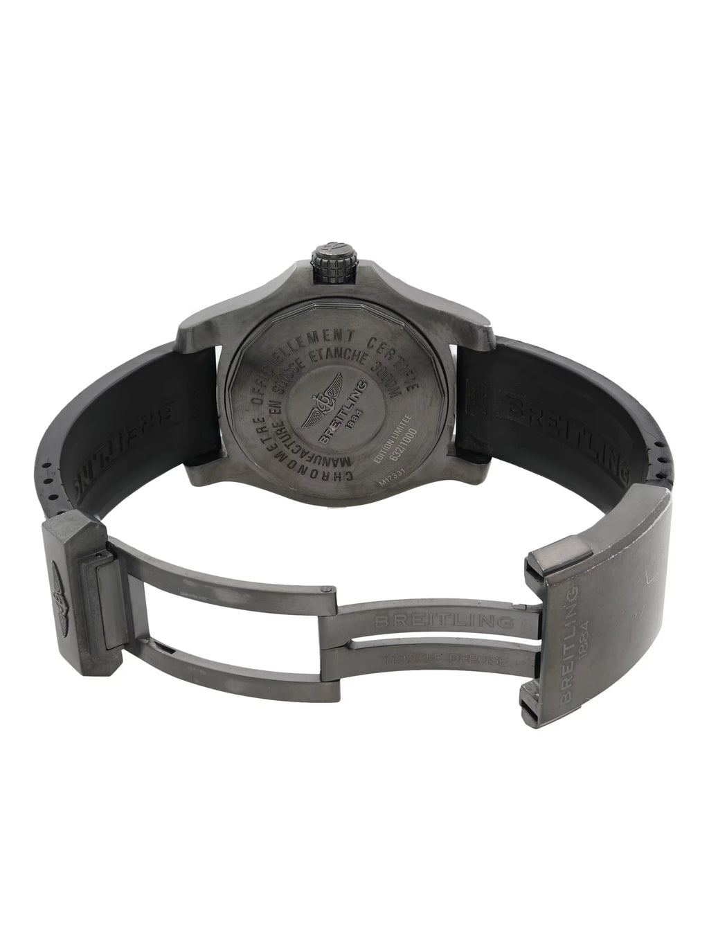 Automatic Mens Steel II Watch M17331E2/I530-153S Breitling Seawolf Black Avenger