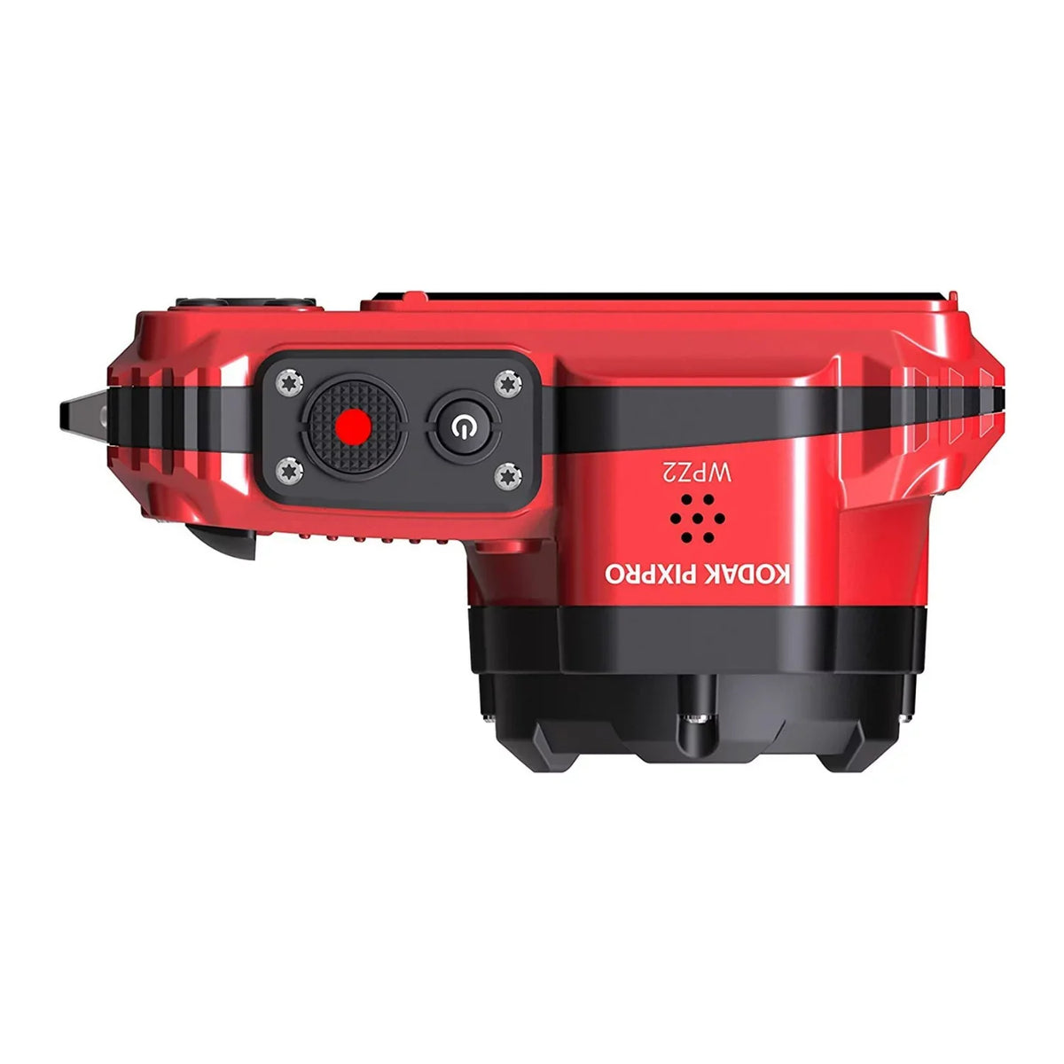 WPZ2 Camera 16MP 2.7-Inch Pixpro LCD 4x Waterproof Bundle Kodak Shockproof (Red)