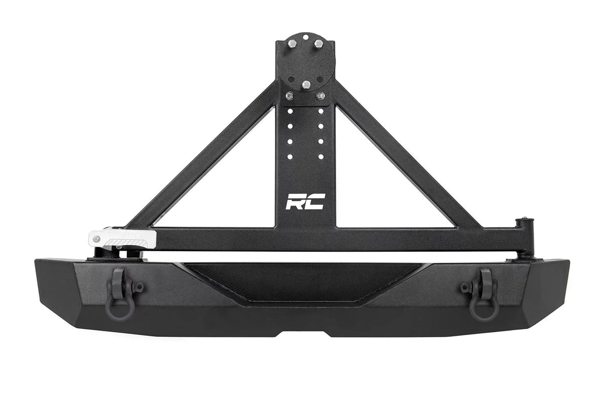 Wrangler 10594A Jeep Bumper Carrier JK Country w/Tire - for Rear 2007-2018 Rough