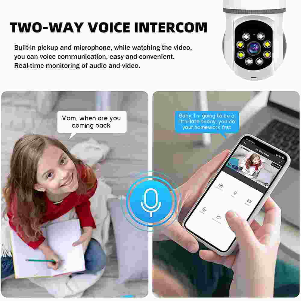 Detection, Camera, Home Motion Bulb with Vision Kepeak WiFi Clear Cameras Security