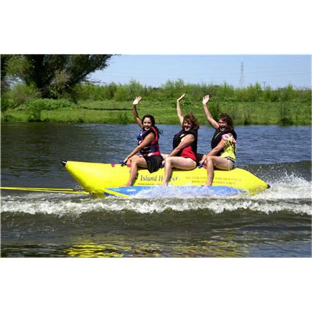 Sports Aqua Recreational Passenger feet in-line Island Seats 13 Water 3 Sled Banana 420-3 Hopper