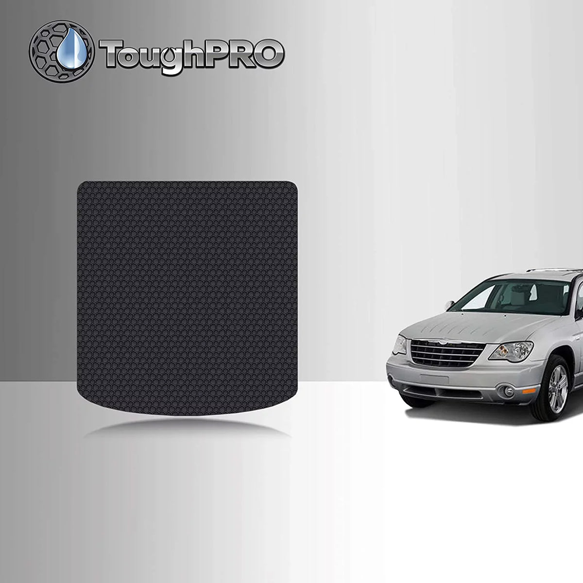 '- - - 3rd (Made in All Row Pacifica Compatible Chrysler TOUGHPRO Accessories Custom Cargo/Trunk - with Down Weather Fit USA) Heavy 2021 - - Duty Mat