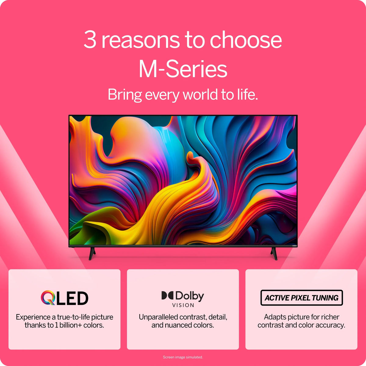 TV M70Q6-J03 Smart QLED M6 Class Series VIZIO HDR 70" 4K