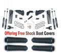 3500 Kit Gas 2013-2018 Protectors Boot Ram D66N/ZONU3100X4 Free With Lift ZoneOffRoad Dodge System Fits 5.5" Suspension 4WD