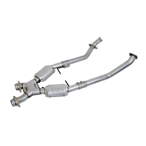 '- MUSTANG With Pipe Fits 2-1/2 GT BBK Mustang High Catalytic 96-98 FORD X Converters select: 1996-1998 4.6 Flow