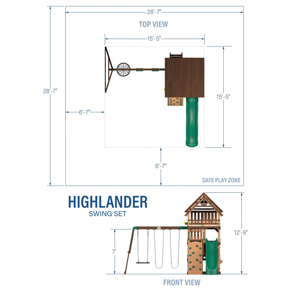 Set Swing Highlander Backyard Discovery
