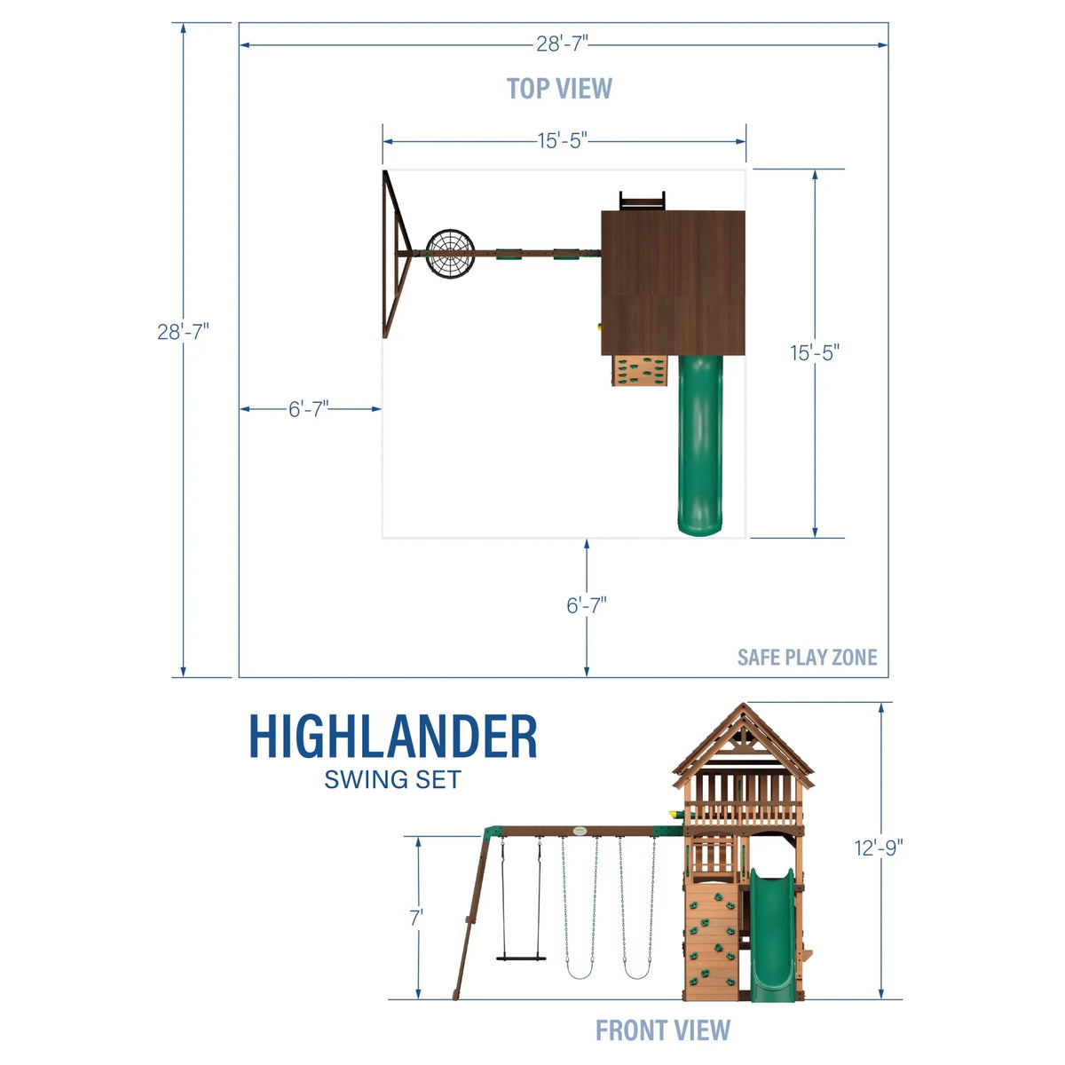 Set Swing Highlander Backyard Discovery