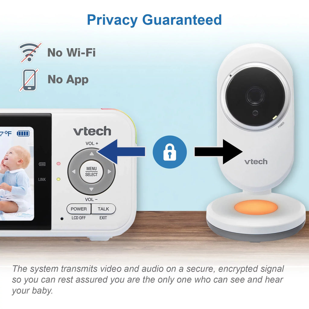 2.8" Camera with High Resolution Parent Fixed Unit Cameras and VM3254-2 VTech 2