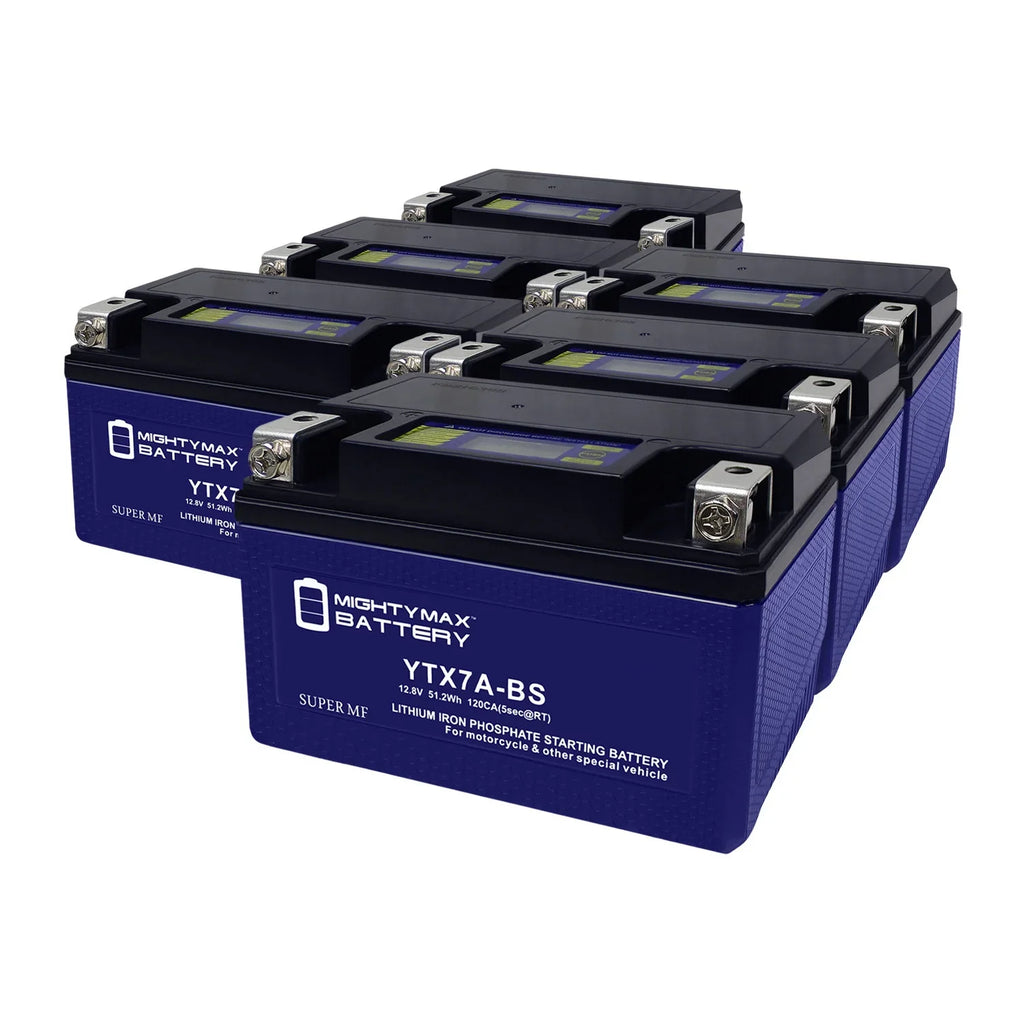 Evo Replacement Battery Tweet Pack 2014 50 Peugeot Compatible Lithium Scooter with 6 YTX7A-BS -