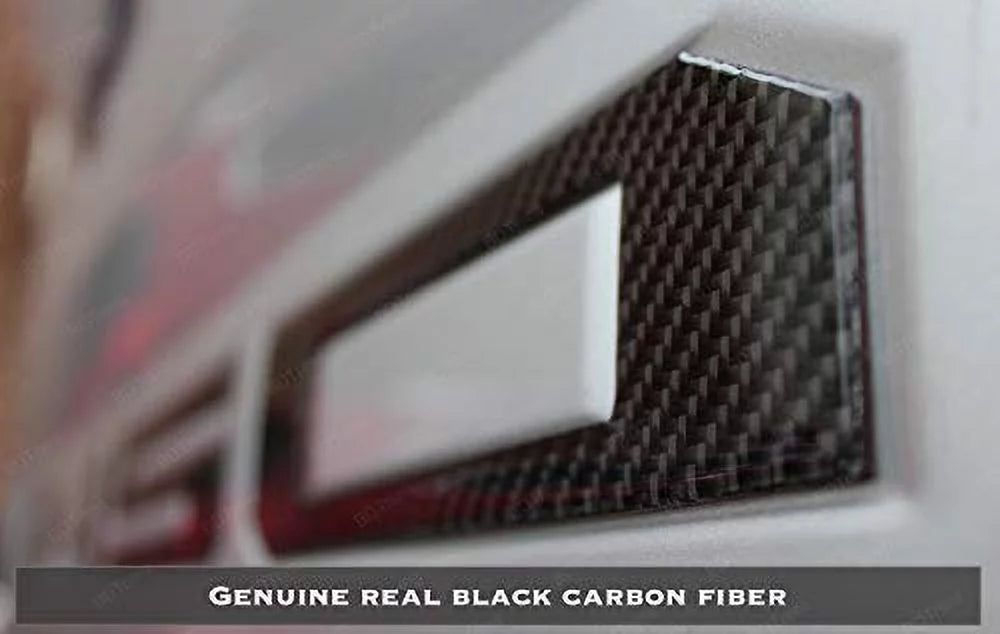 Letters 2019 Raised Tailgate | Models F-150 fits Inserts 2018 Black BDTrims (Real Domed Carbon)