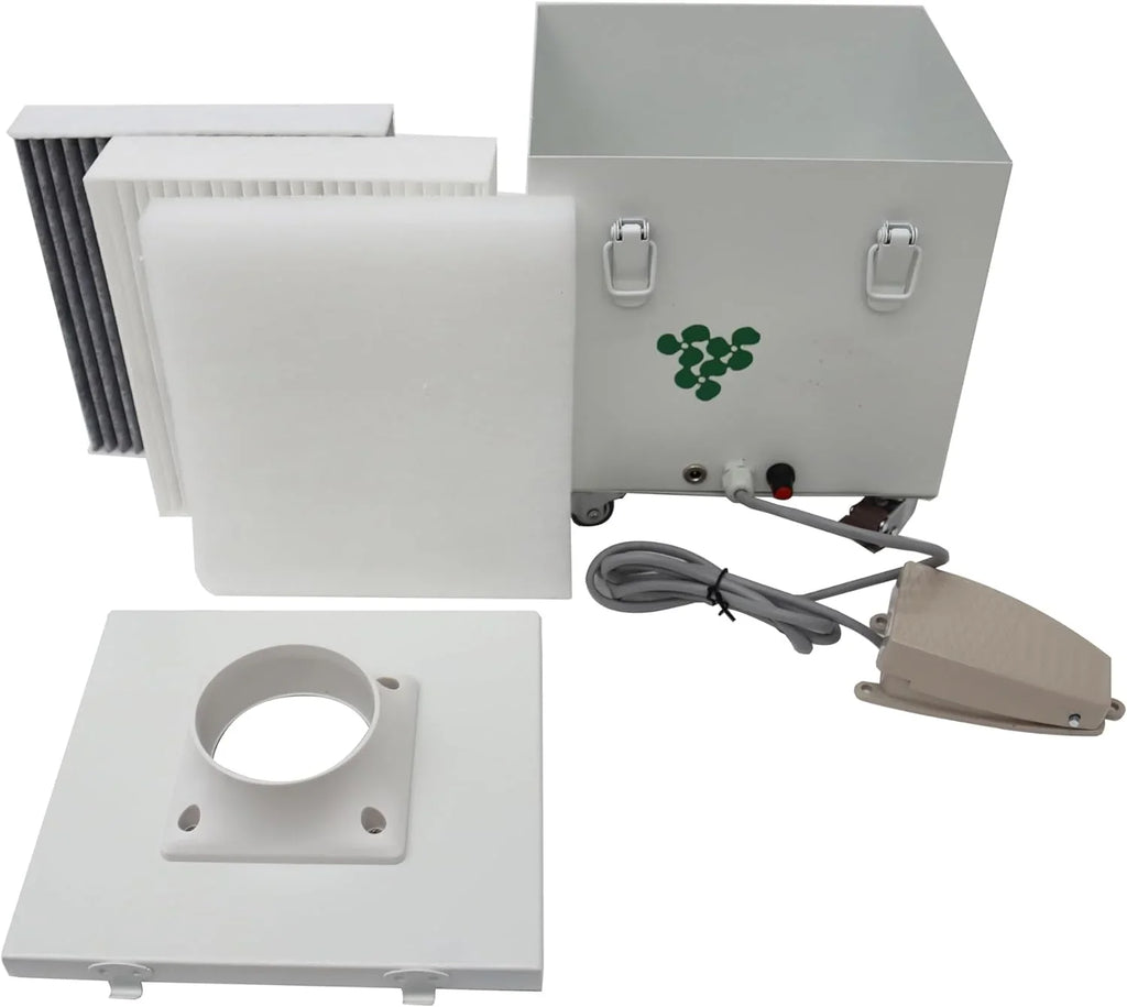 Smoke Purifier Welding Portable Purifier Foot 12V with Smoke Dry Welding Extractor Switch Fume