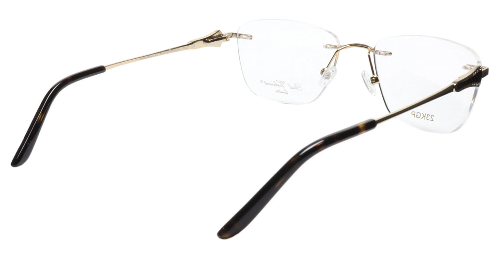 Vosheront Acetate Optical 52-18-135 & Black Square Frame Tapered Gold 37 Paul
