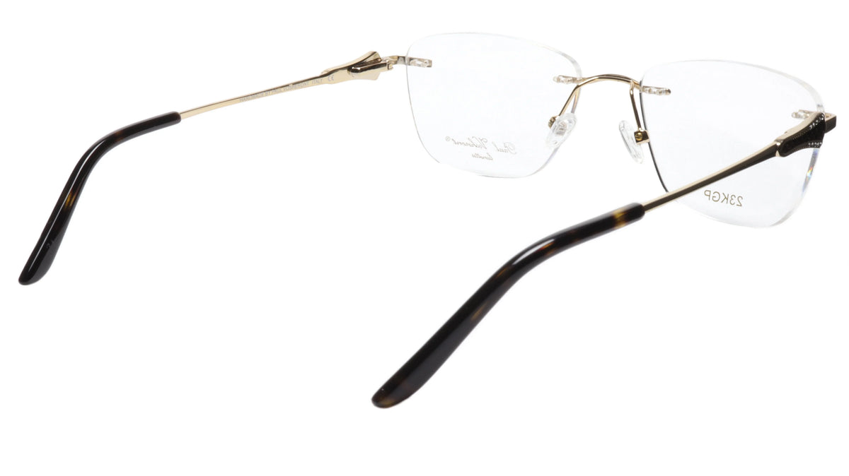 Vosheront Acetate Optical 52-18-135 & Black Square Frame Tapered Gold 37 Paul
