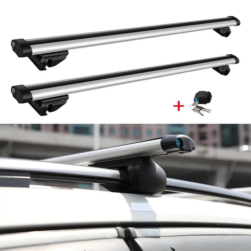 Car Wagon 46" Rack Cargo Carrier Bicycle Top Roof Subaru Outback Bar Cross For