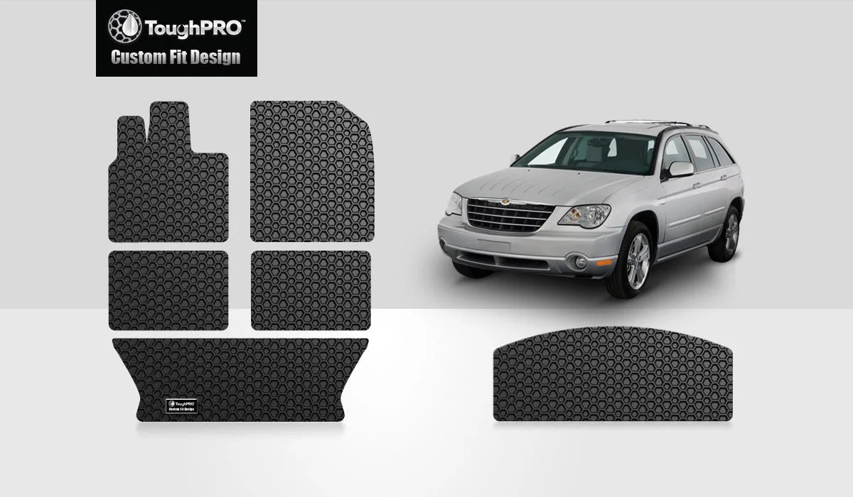 Cargo Weather - Rubber Mats - - - Full 2005 Duty with ToughPRO Set Heavy CHRYSLER - Black All Pacifica