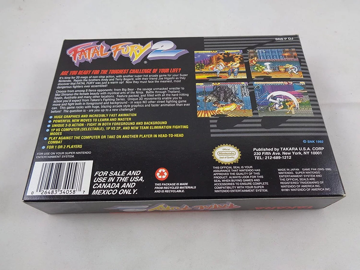 (SNES) Fury 2 Fatal