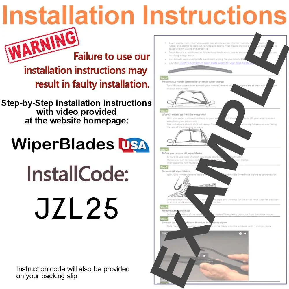 Beam Performance of 2019 2) Cadillac Wipers XT4 (Set