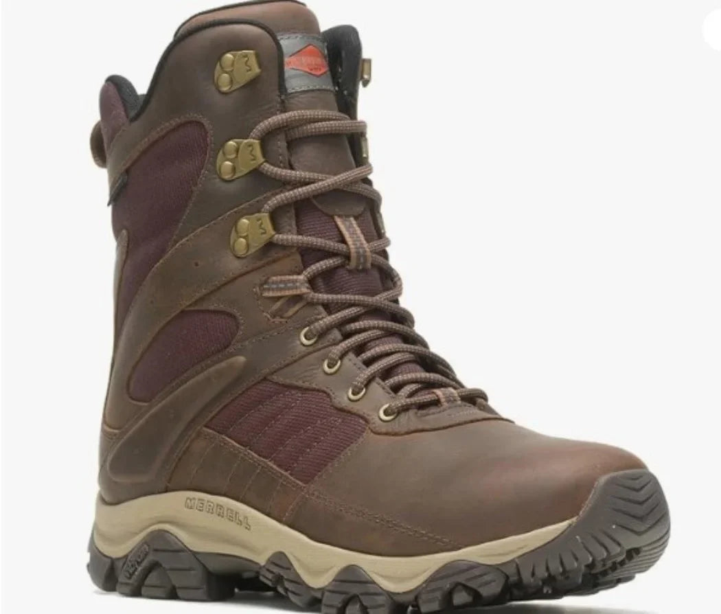 8" J004649 WP Boot 2 12D (D, (M) Work 12Medium Merrell Mens Moab US M) Timber
