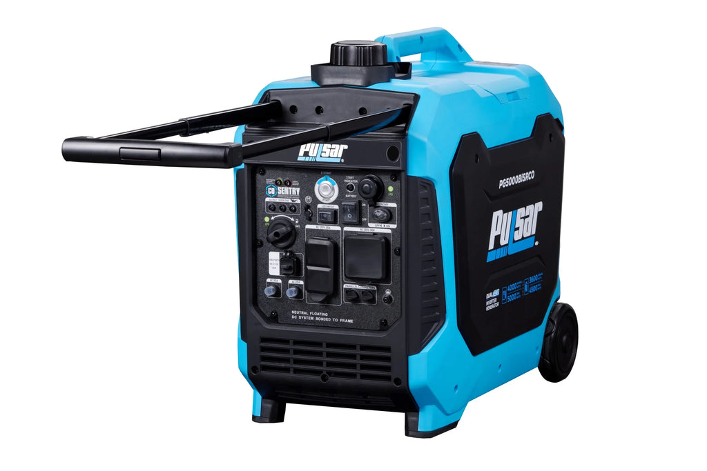 Start Pulsar Fuel RV with 5000-Watt Dual Generator Inverter Sentry CO Ready Remote and