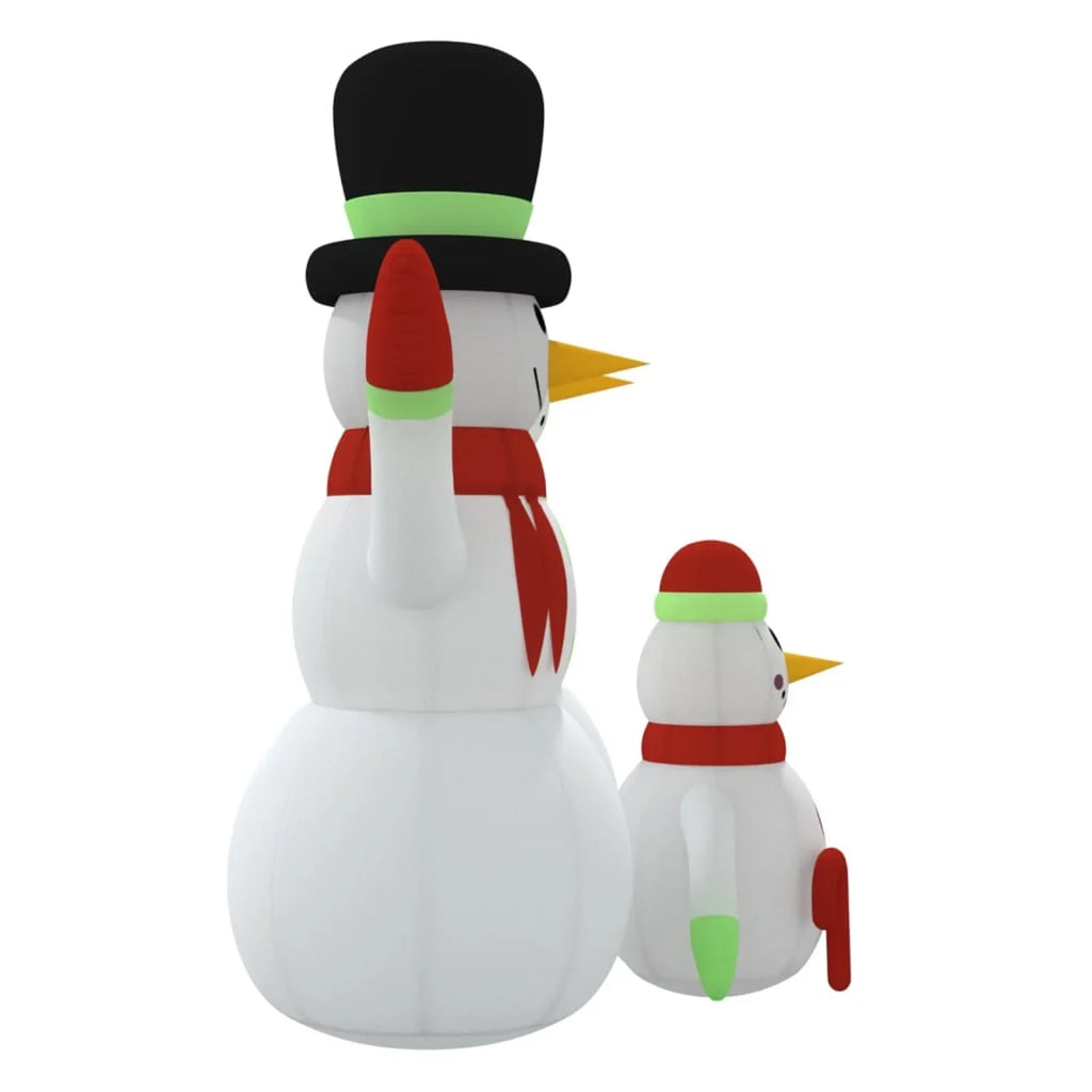 LEDs Inflatable ft 12 Family Aibecy with Snowman