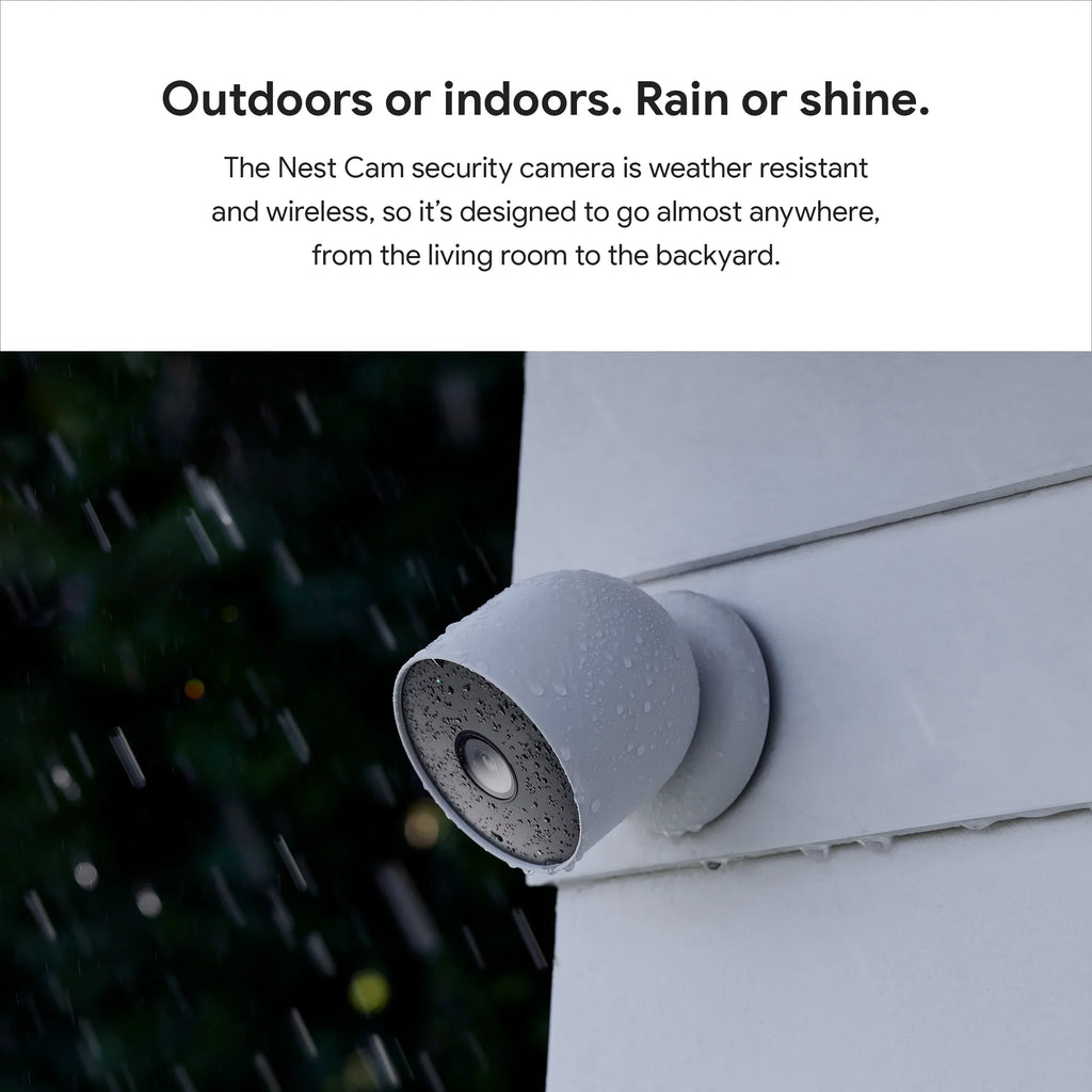 Camera 1pk Nest battery) or indoor, (outdoor White