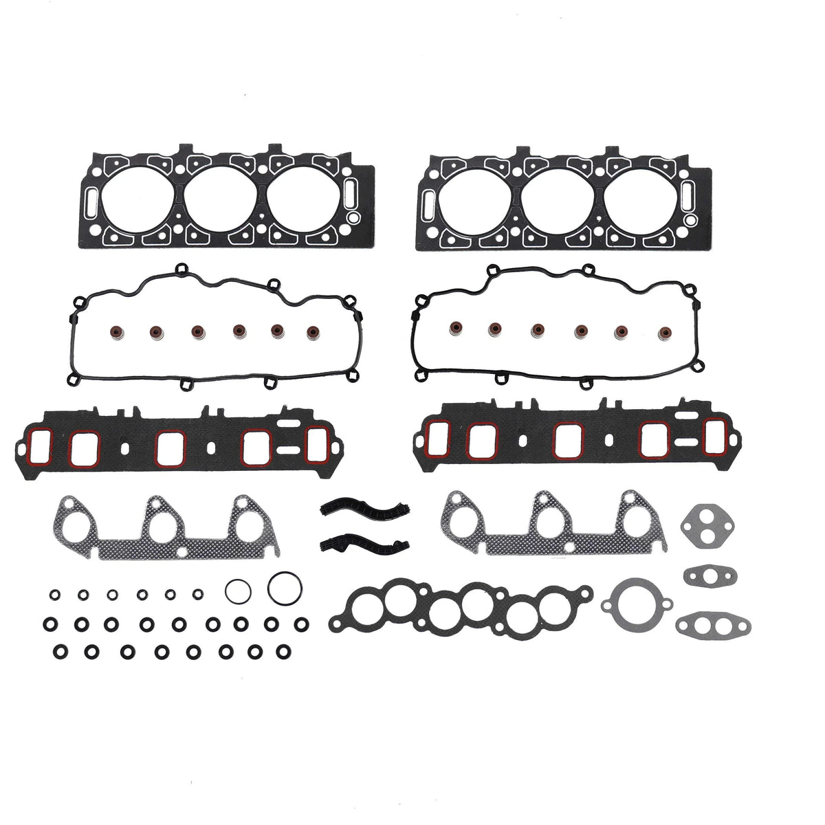 HGB4142 Head 91-95 Cylinder B3000 DNJ Fits Set 1994-1995 Fits Mazda Cars RANGER, OHV & Trucks select: Fitsd 1991-1995 3.0L FORD 12V MAZDA Gasket