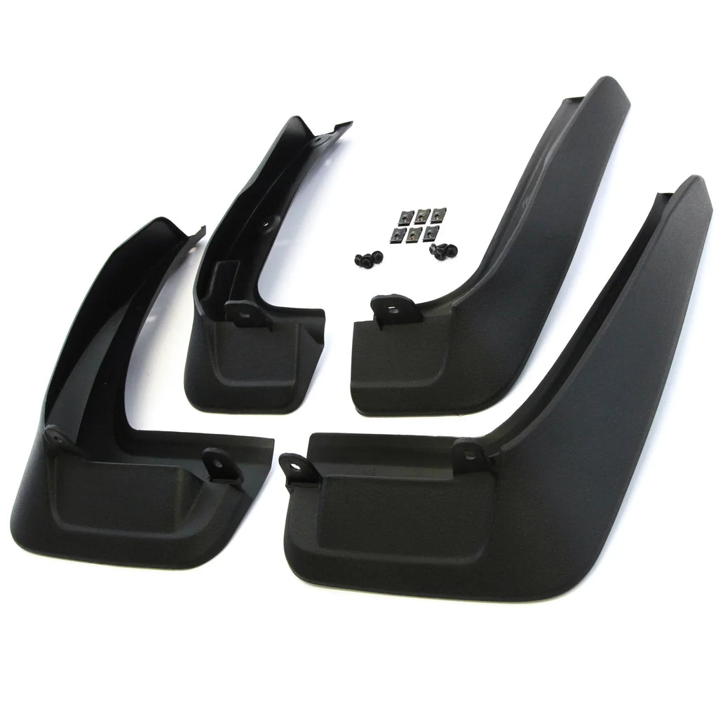 Hybrid Models Red - Molded Set Flaps with Compatible & 4pc Mud 2014-2019 PT34548140 PT345-48140 Full Toyota and 2WD Gas Hound Rear Auto Highlander Front