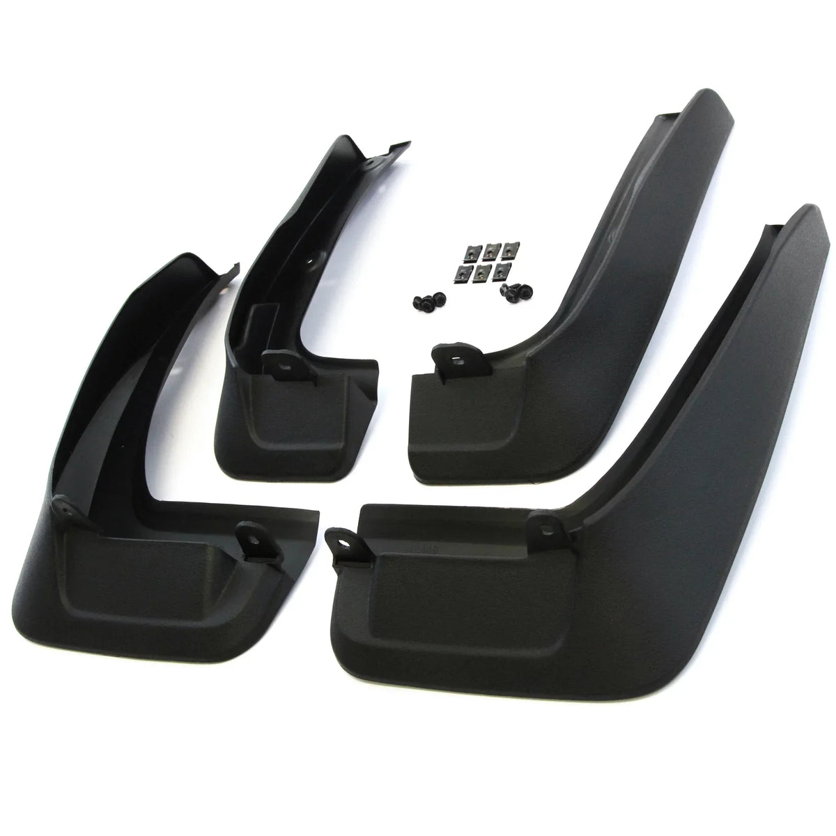 Hybrid Models Red - Molded Set Flaps with Compatible & 4pc Mud 2014-2019 PT34548140 PT345-48140 Full Toyota and 2WD Gas Hound Rear Auto Highlander Front
