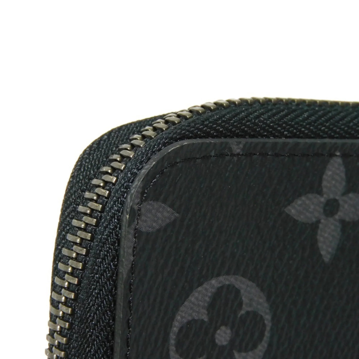 Zippy (Good) Billfold LOUIS Vertical Pre-Owned Eclipse VUITTON Round Long Logo Noir M62295 Zipper Monogram Men's Wallet LV