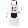 Art Kitchen Adjustable Am Pocket From Linen Deco San Fashion Pinafore Marino Apron Bib I Cotton BBQ