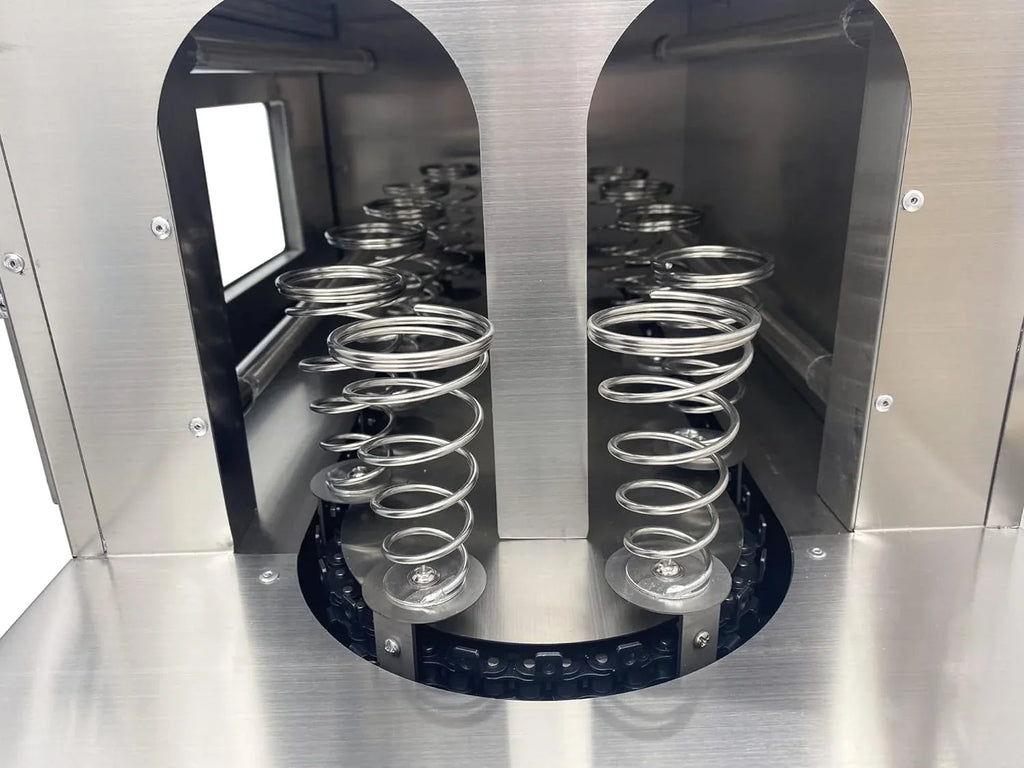 Pizza Bases Rotational Steel Cone Pizza EQCOTWEA Oven for 12pcs Margherita Pie Pizza with Toaster Stainless Commercial