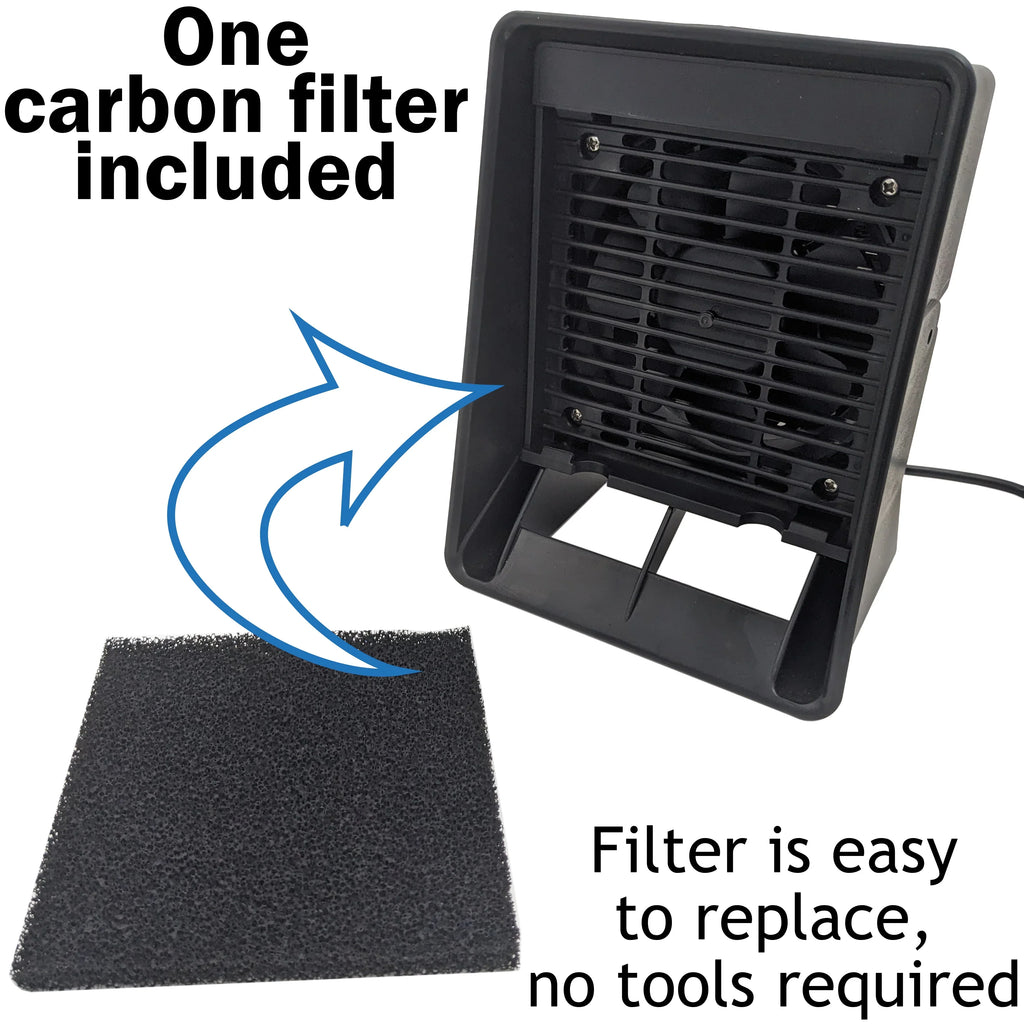 (Model Smoke Absorbs Flux 400) Activated Includes Carbon Filter - Fume Soldering, when Xytronic Tabletop Extractor and