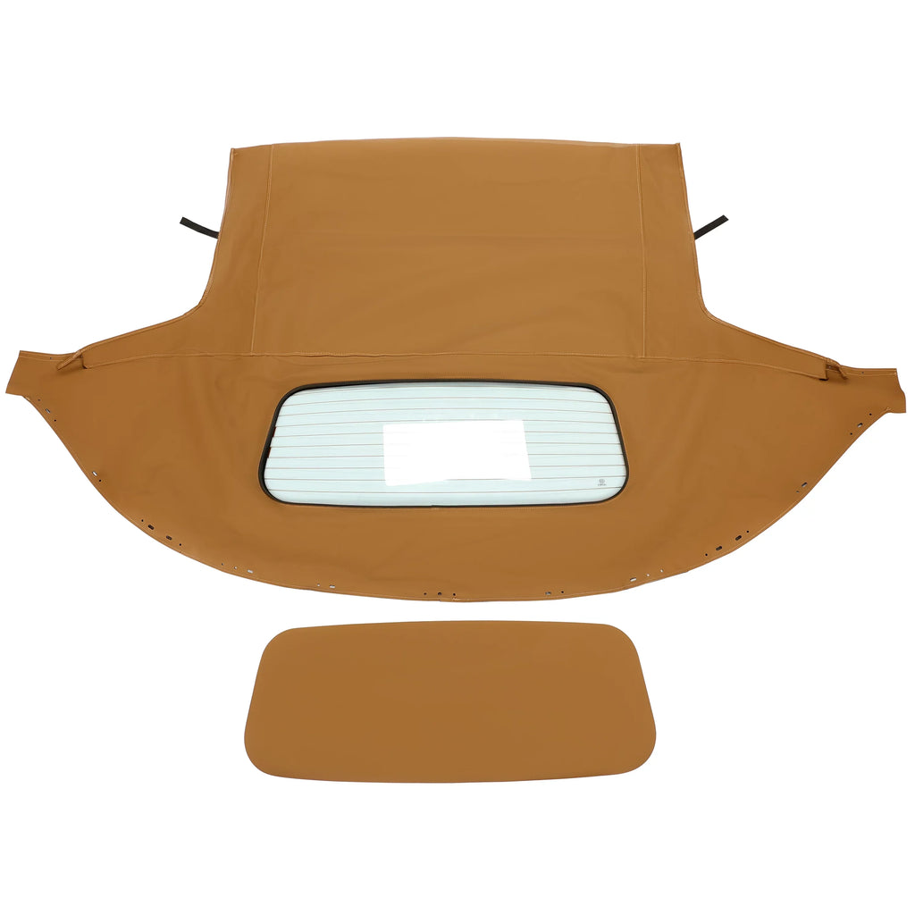 Kojem Glass Window Heated Sailcloth Vinyl Miata Convertible with Top for Tan 1990-2005 Mazda Soft